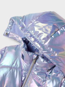NAME IT Shiny Puffer Jakke Molina Pastel Lilac